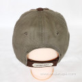 Washed golf cap applique patch